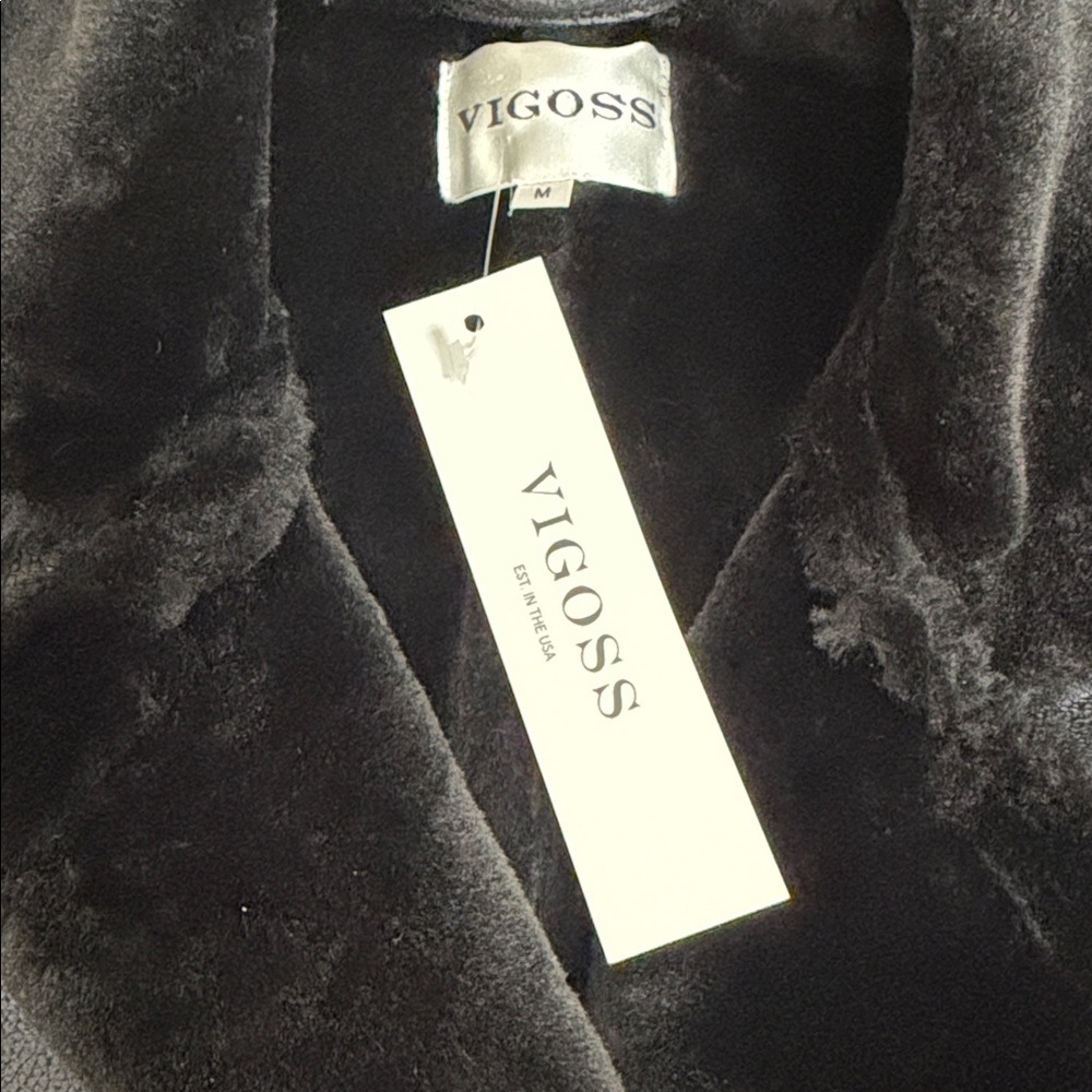 Vigoss Women's Black Leather Jacket size M new with tag - Picture 2 of 7
